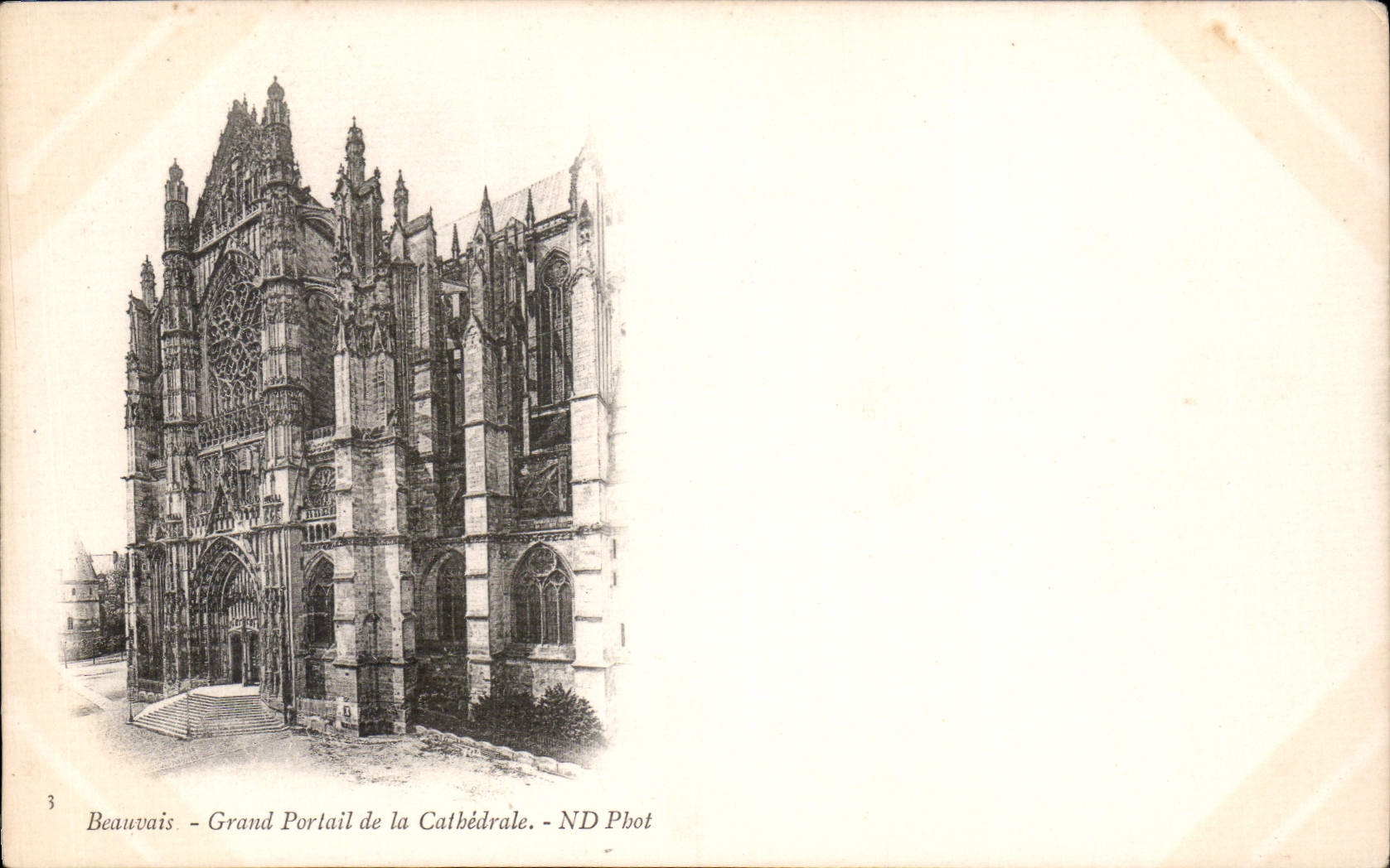 CPA Beauvais Grand Portail de la Cathedrale