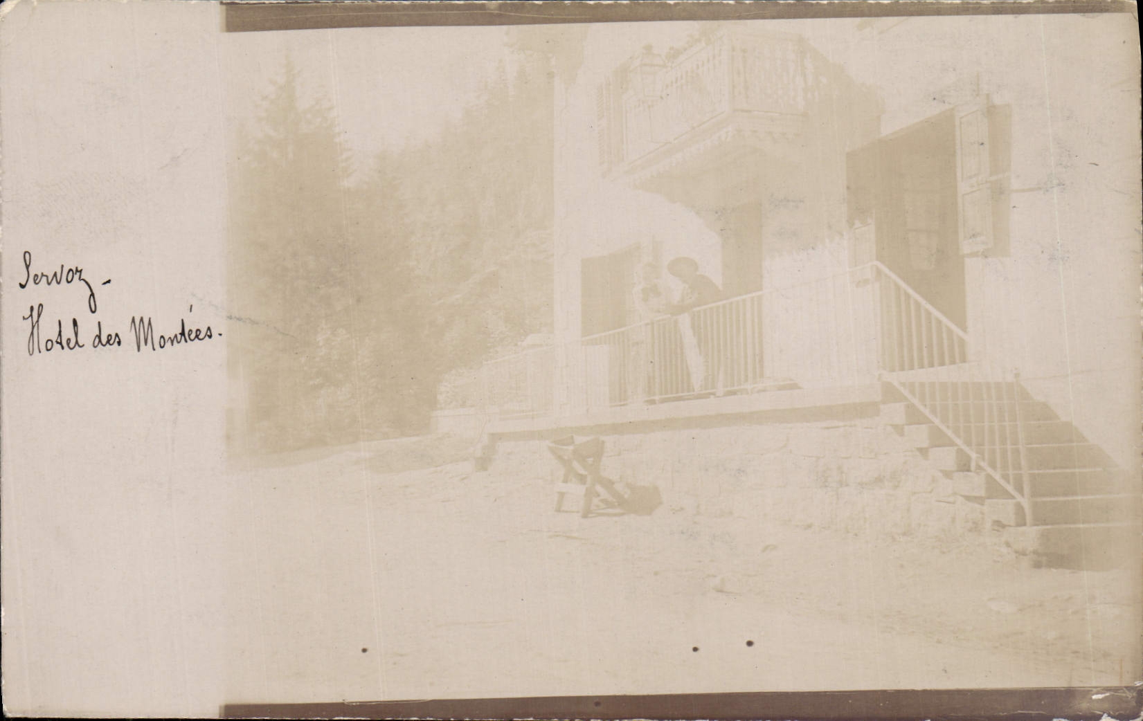 CARTE PHOTO Servoz Hotel des Montees