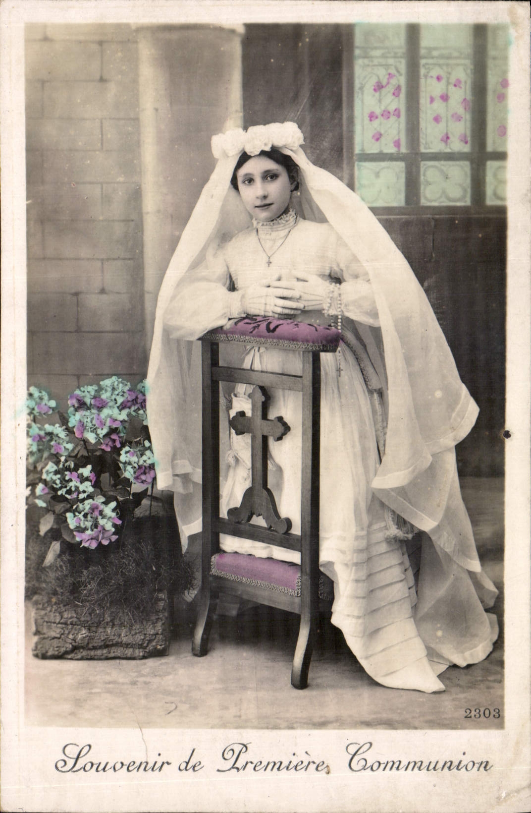 CPA Souvenir de Premiere Communion 