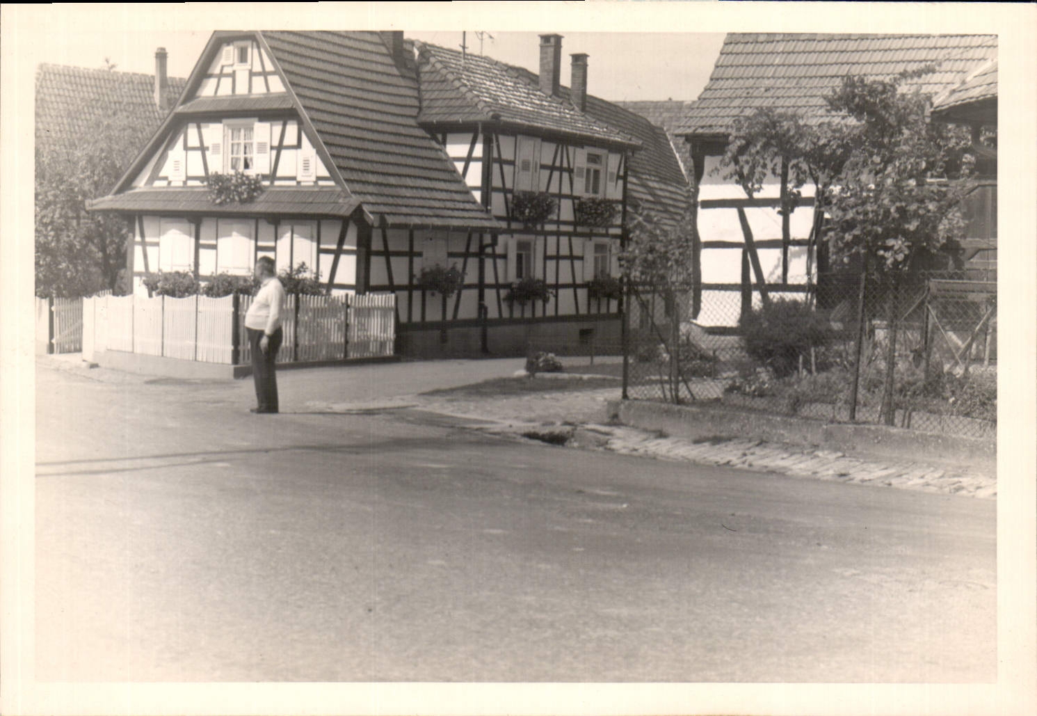 Photo Geisterhof Maisons alsaciennes 1967