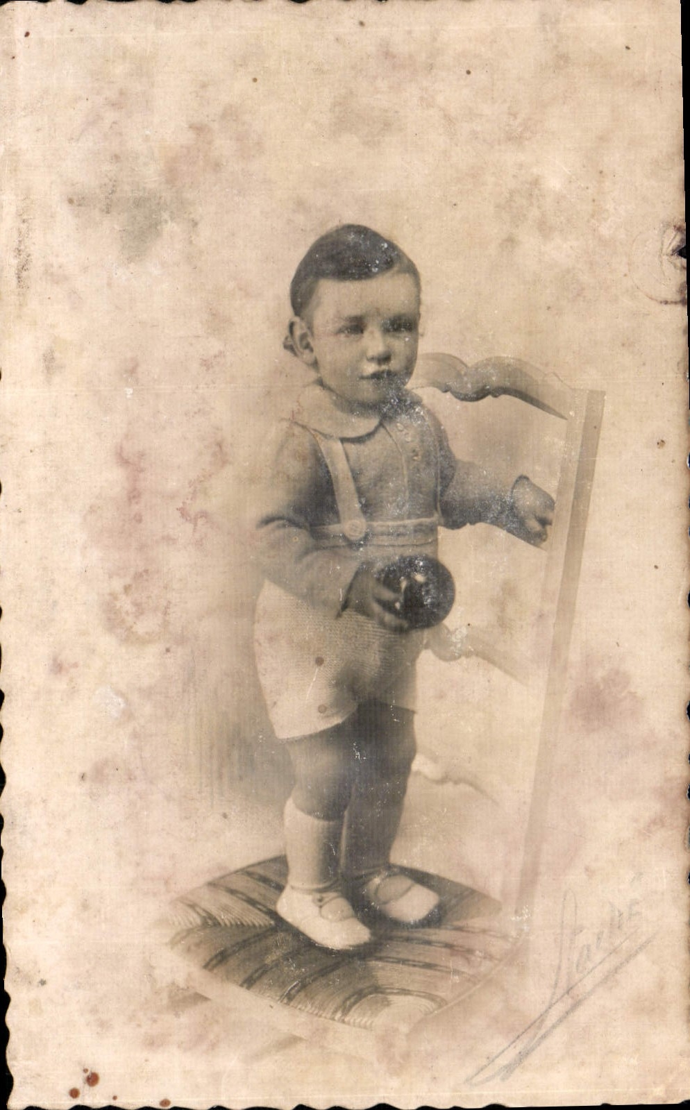 CARTE PHOTO Enfant