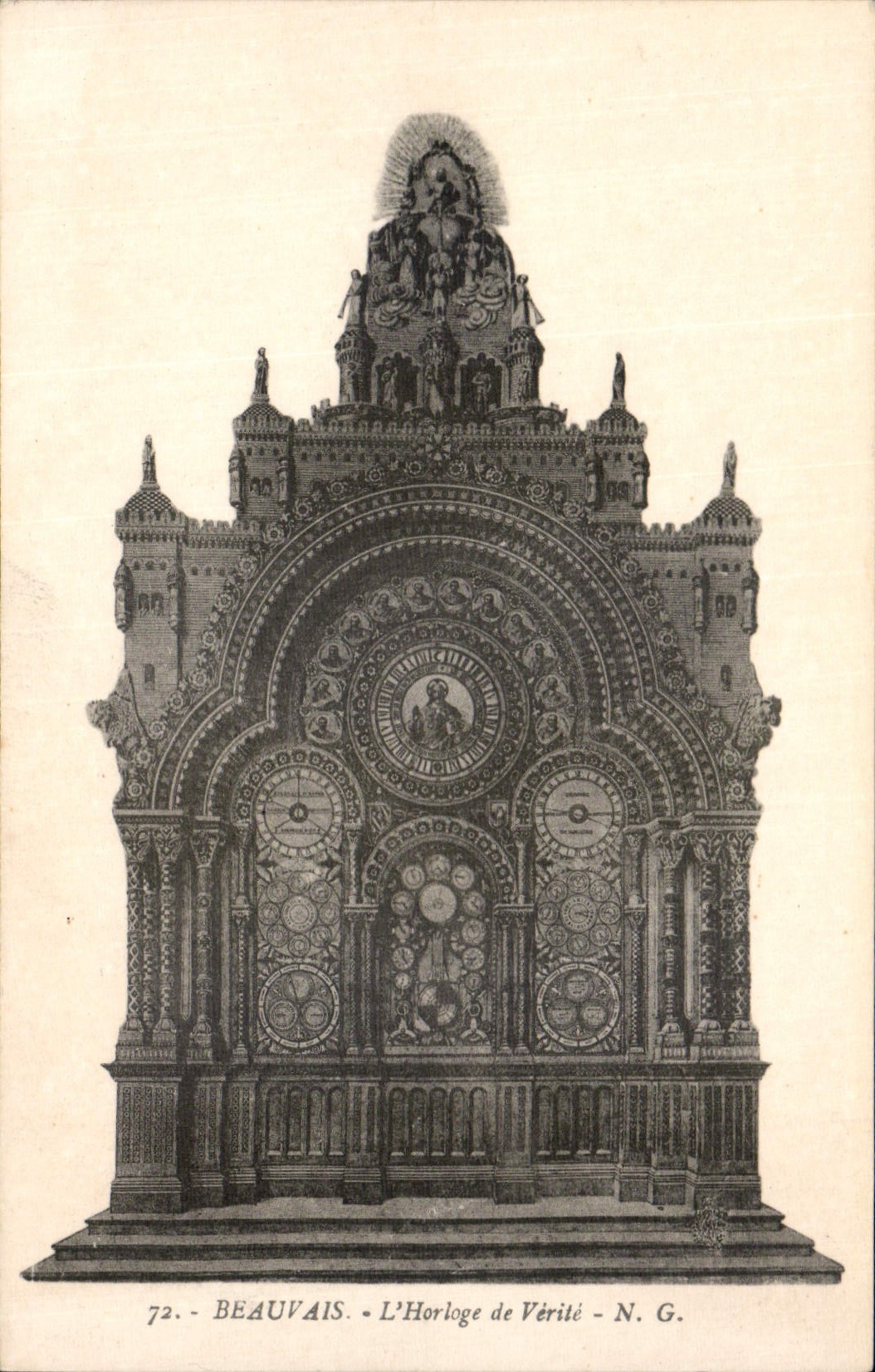 CPA Beauvais L'Horloge de Verite 