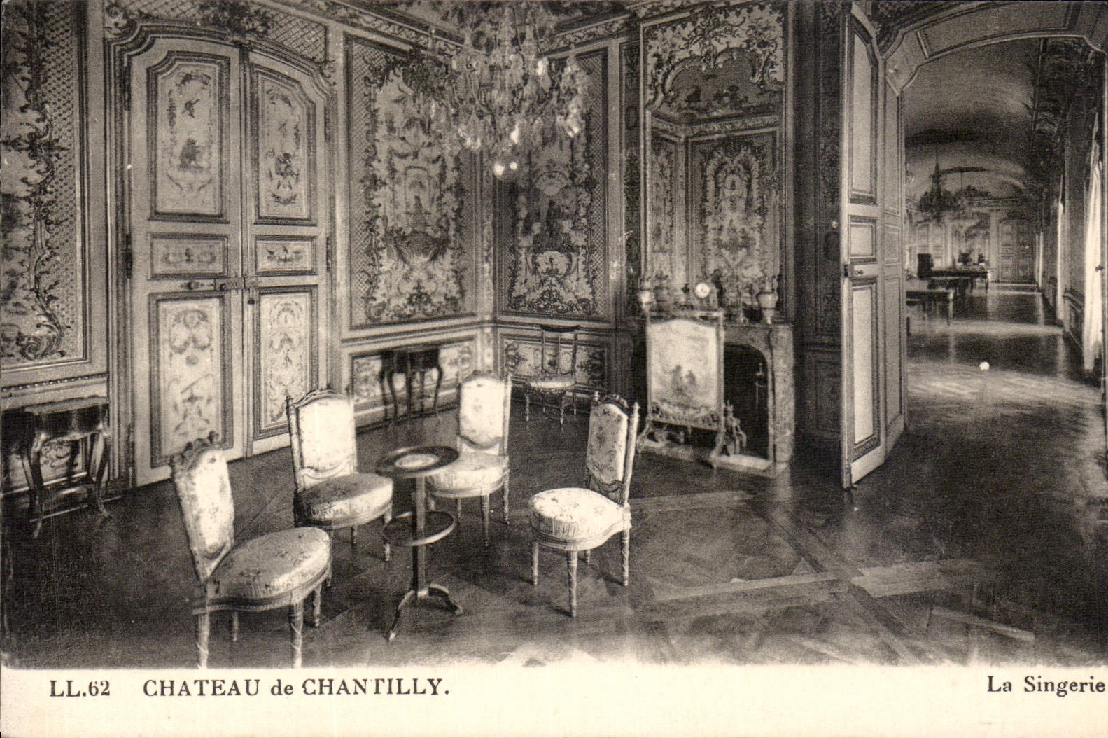 CPA Chateau de Chantilly La Singerie 