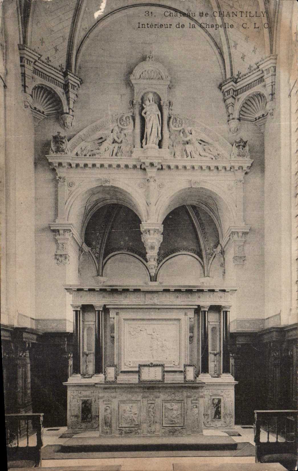 CPA Chateau de Chantilly Interieur de la Chapelle