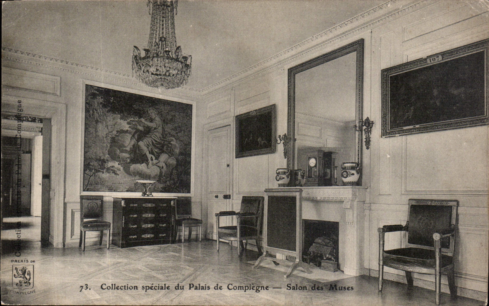 CPA Collection speciale du Palais de Compiegne Salon des Muses 