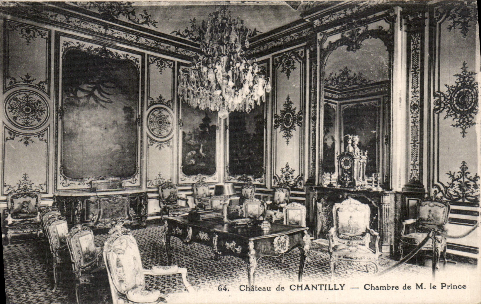 CPA Chateau de Chantilly Chambre de M le Prince
