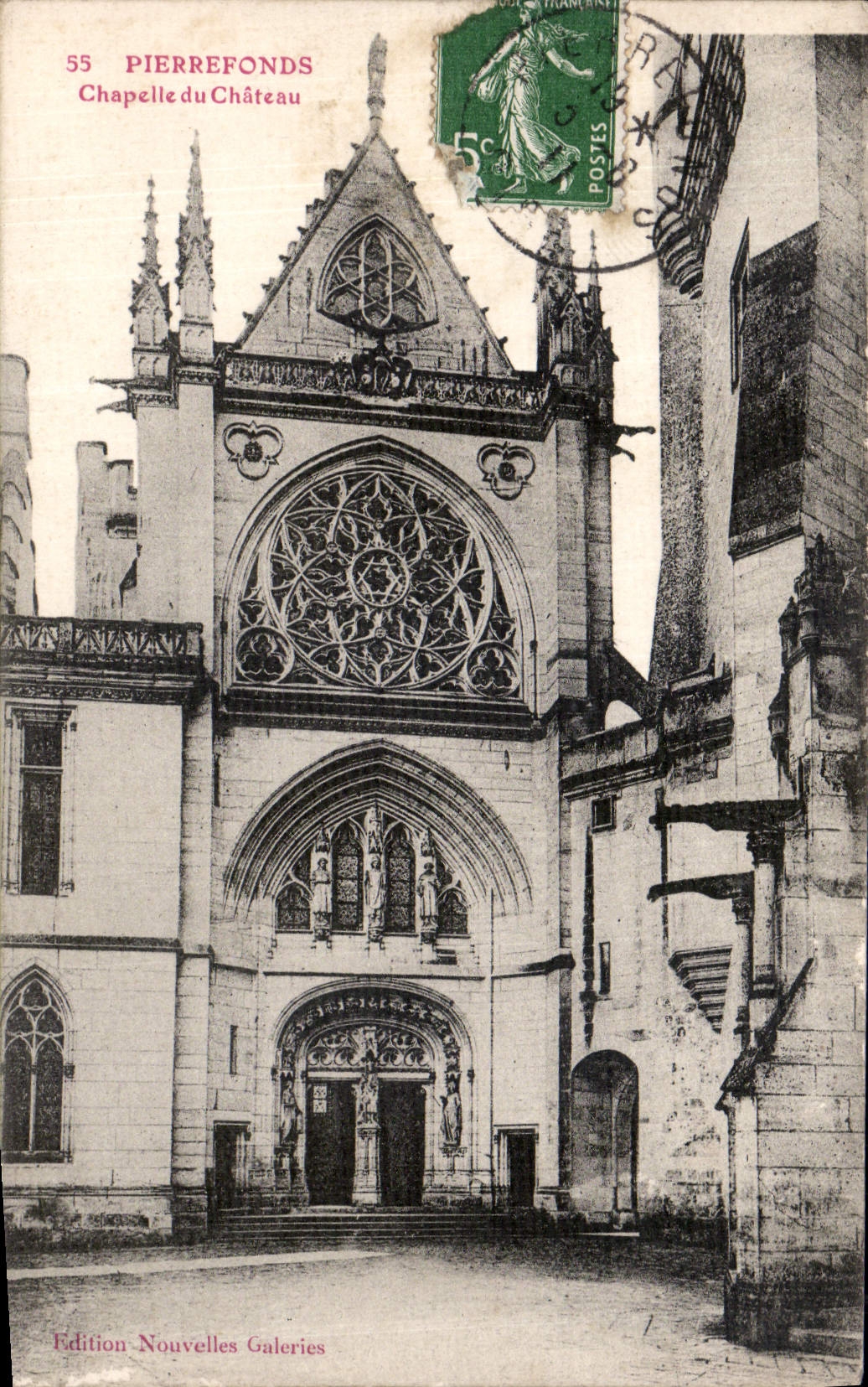 CPA Pierrefonds Chapelle du Chateau 
