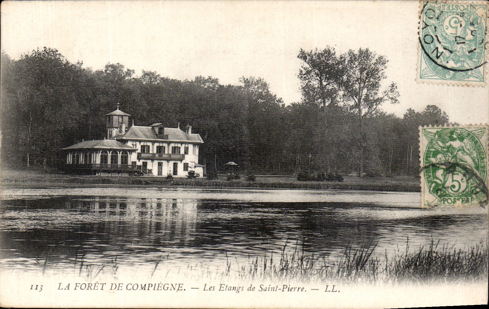 CPA La Foret de Compiegne les Etangs de Saint Pierre 