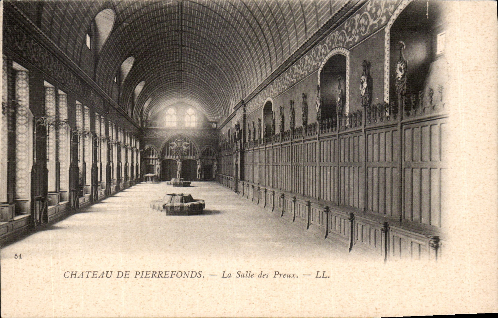 CPA Chateau de Pierrefonds la Salle des Preux 