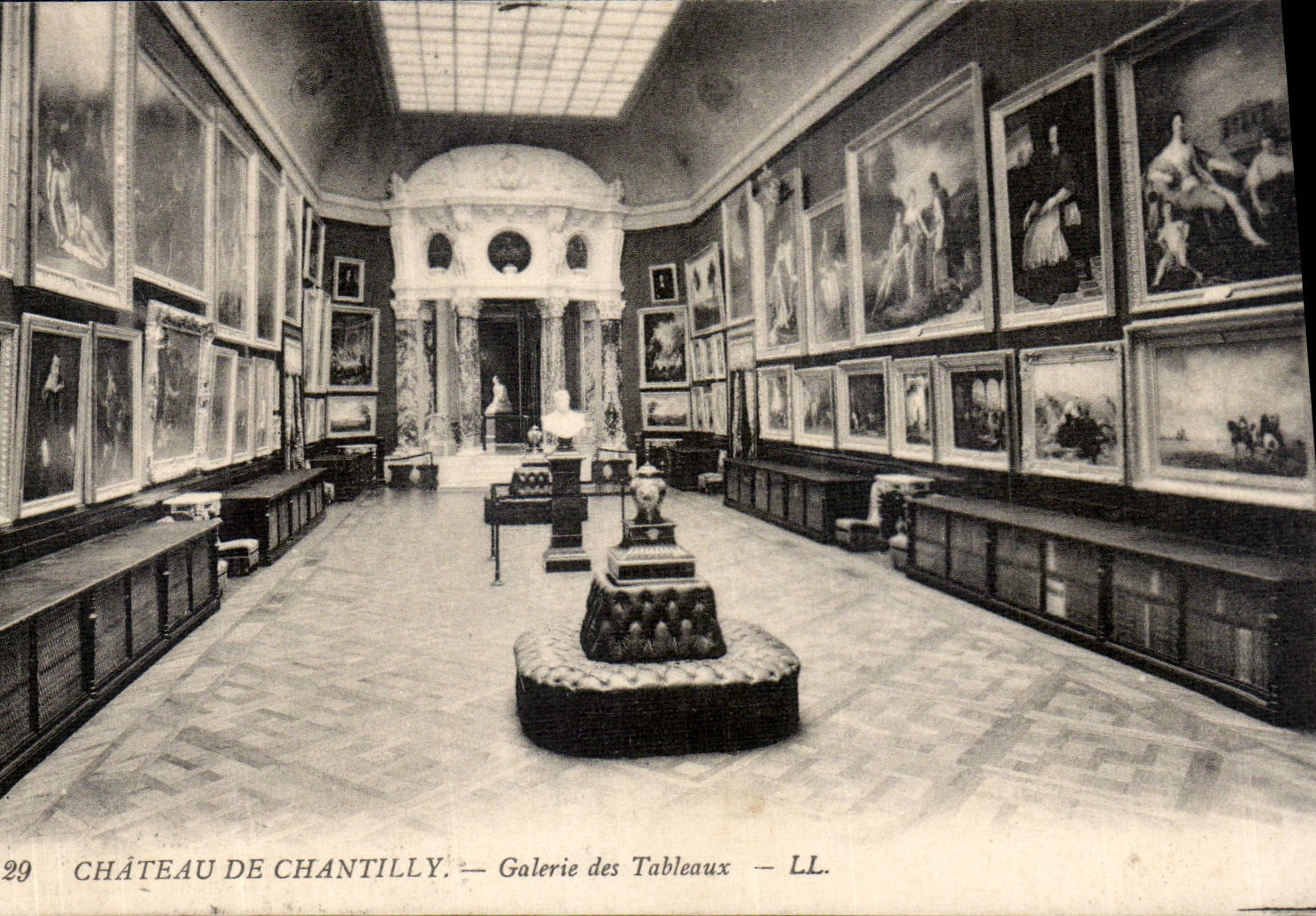 CPA Chantilly Galerie des Tableaux 