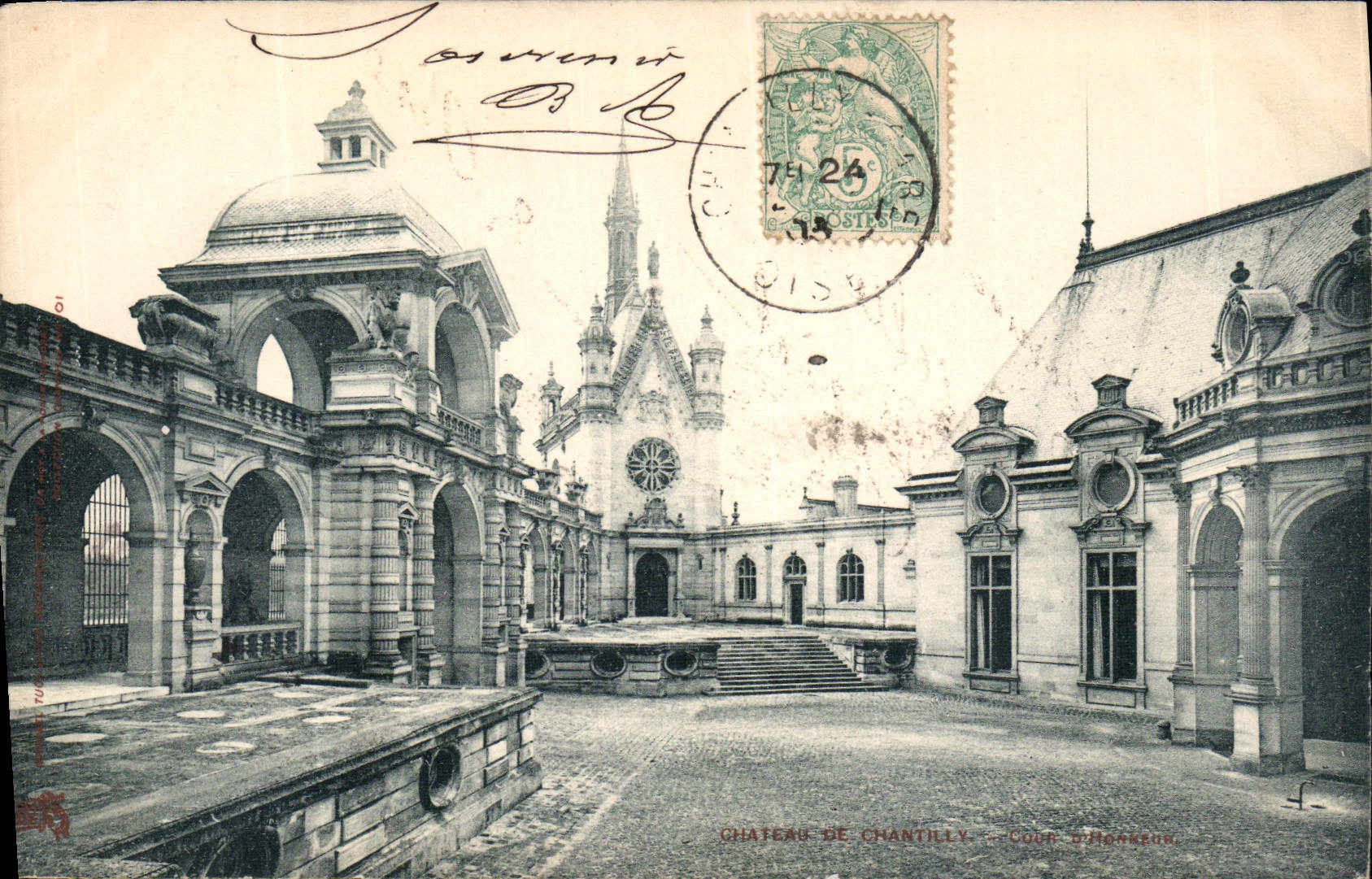 CPA Chateau de Chantilly 