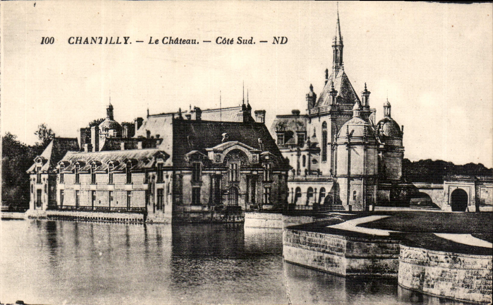 CPA Chantilly le Chateau cote sud 