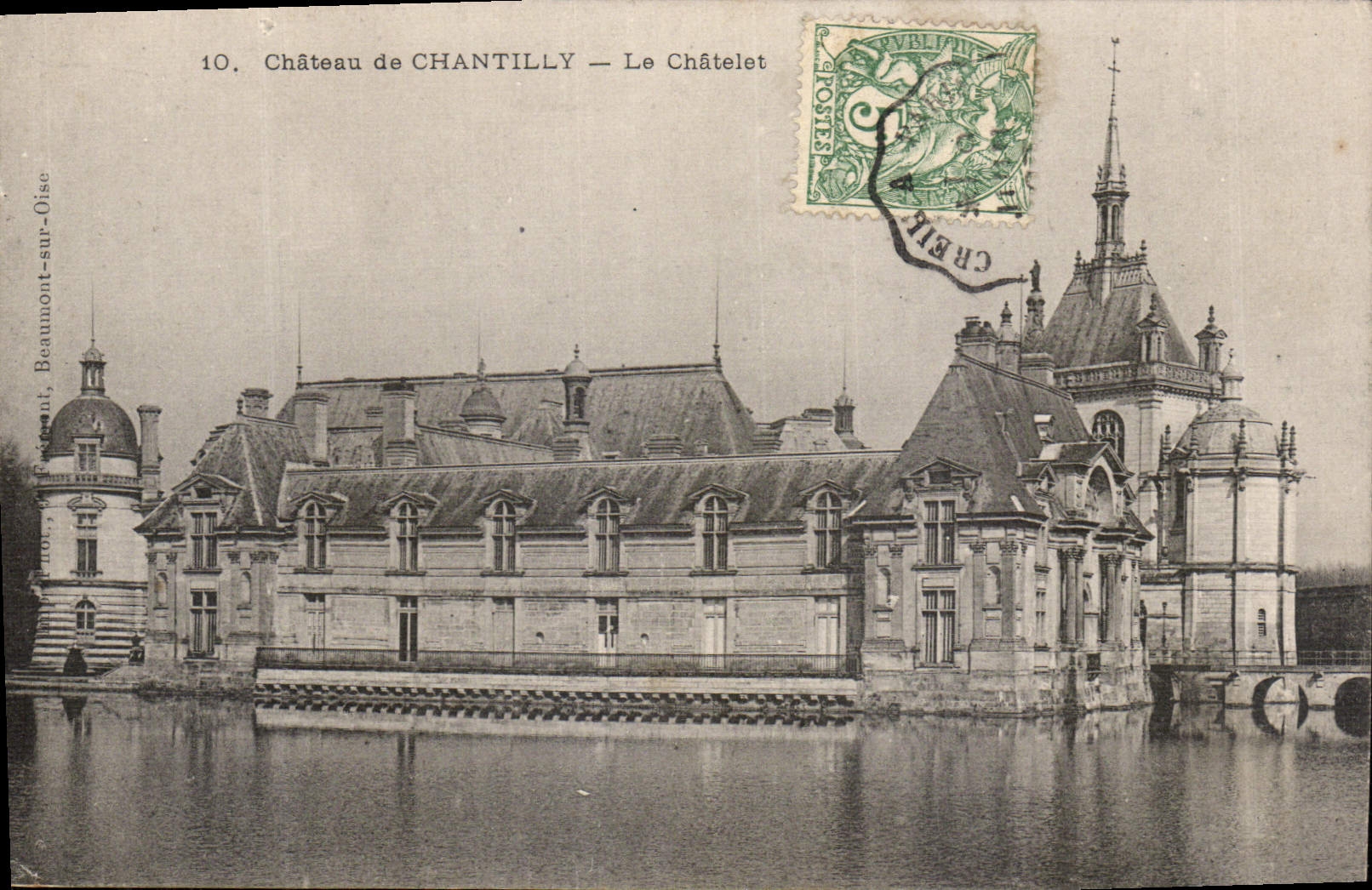 CPA Chateau de Chantilly le Chatelet 