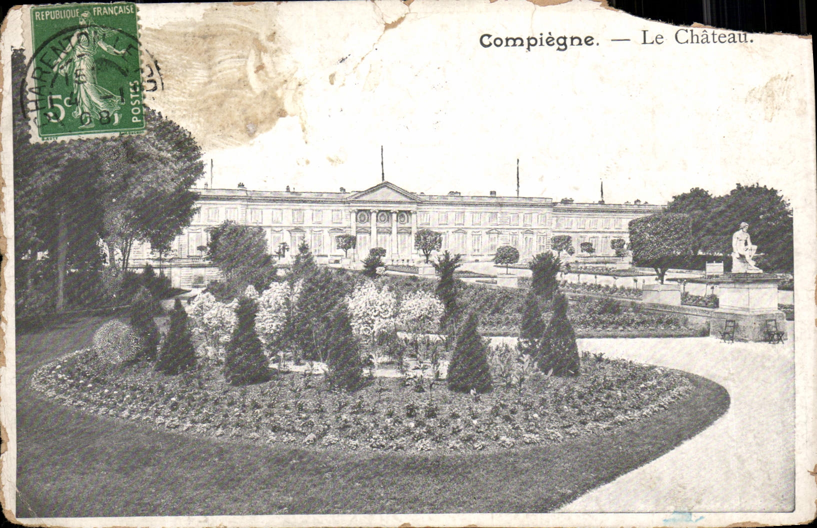 CPA Compiegne le Chateau 