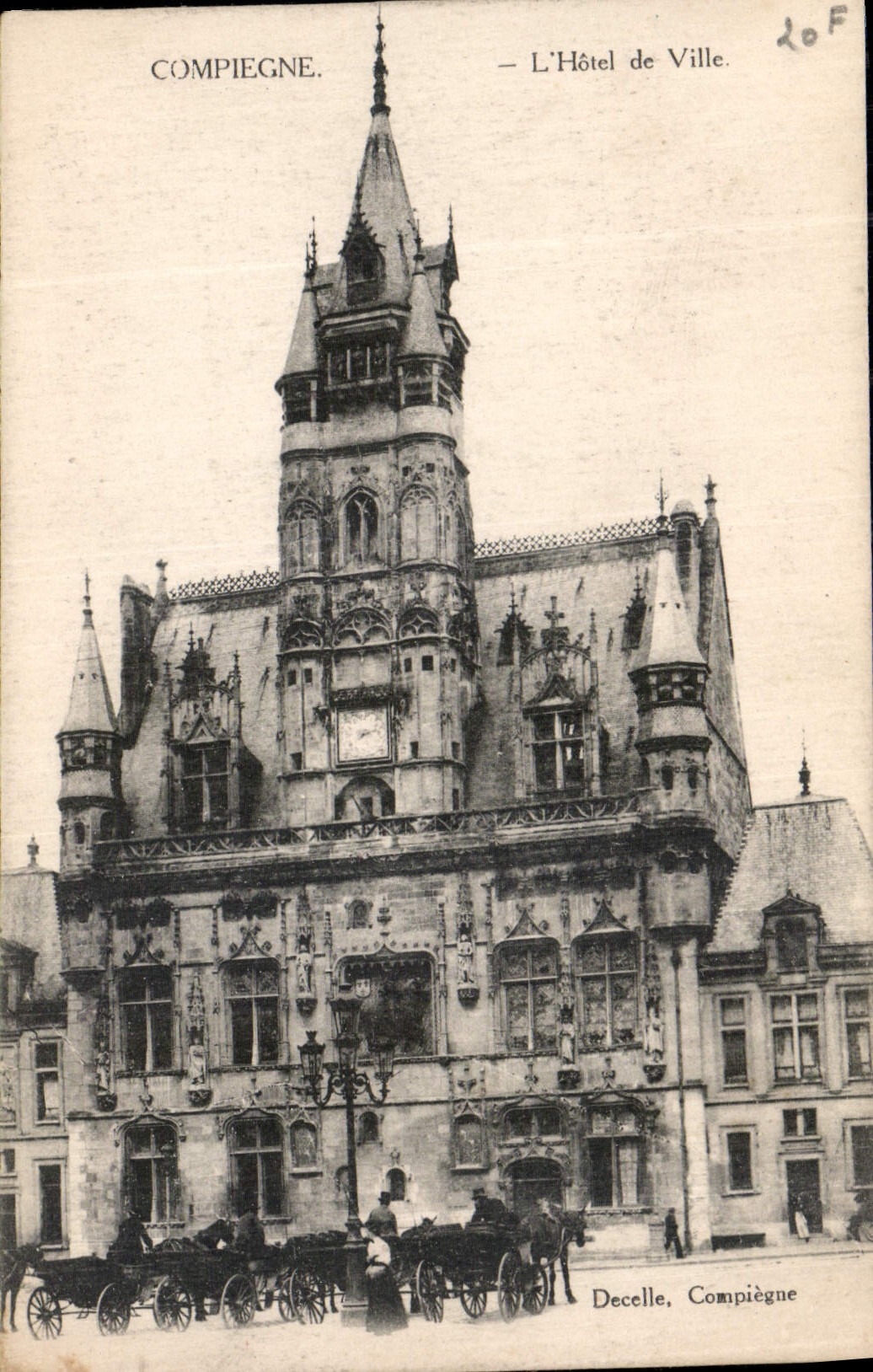 CPA Compiegne l'Hotel de ville 