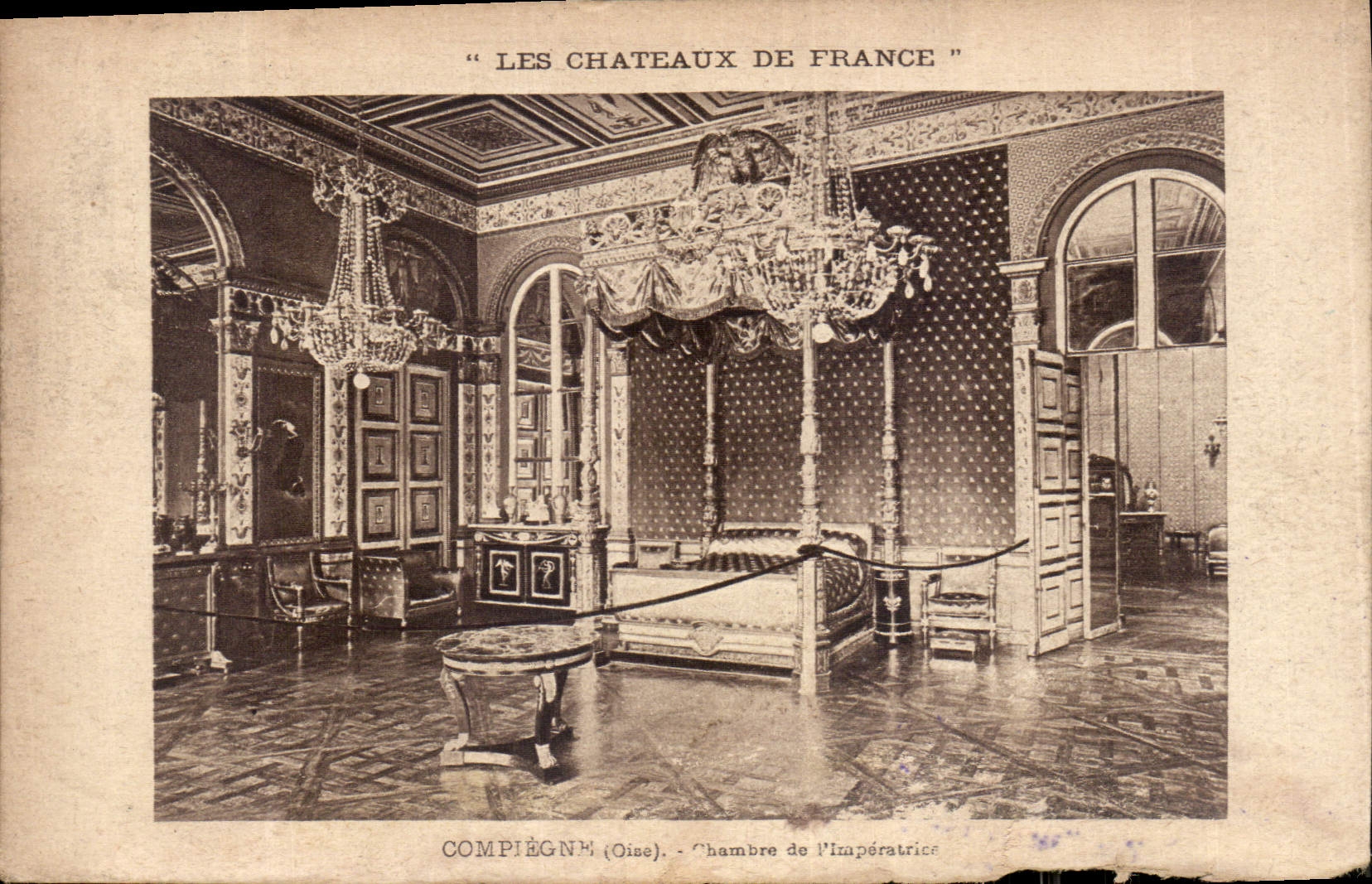 CPA Compiegne Oise Chambre de l'Imperatrice 