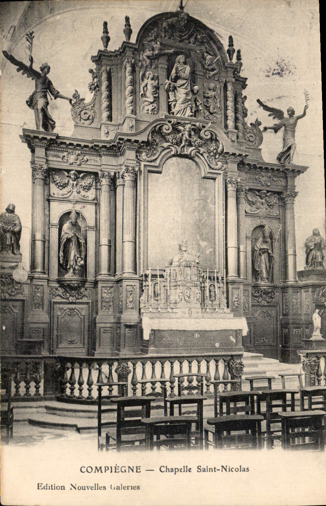 CPA Compiegne Chapelle Saint Nicolas 