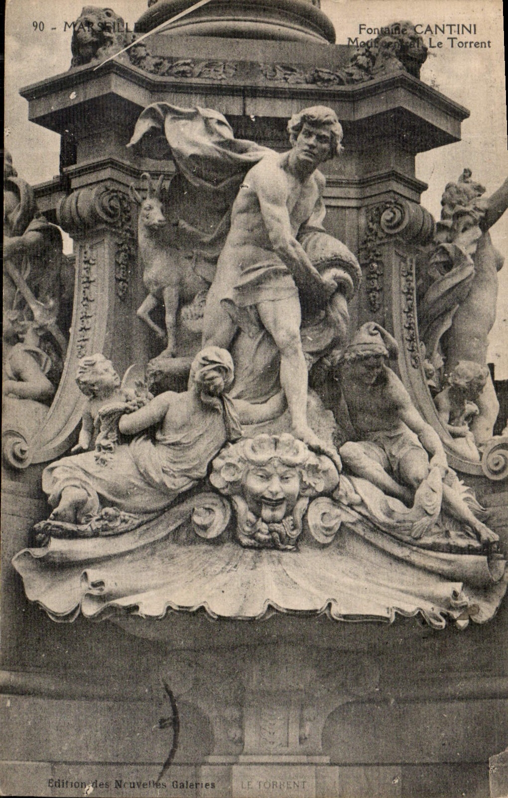 CPA Marseille Fontaine Cantini le Torrent 