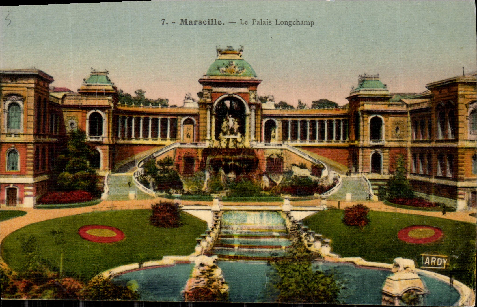 CPA Marseille le Palais Longchamp 