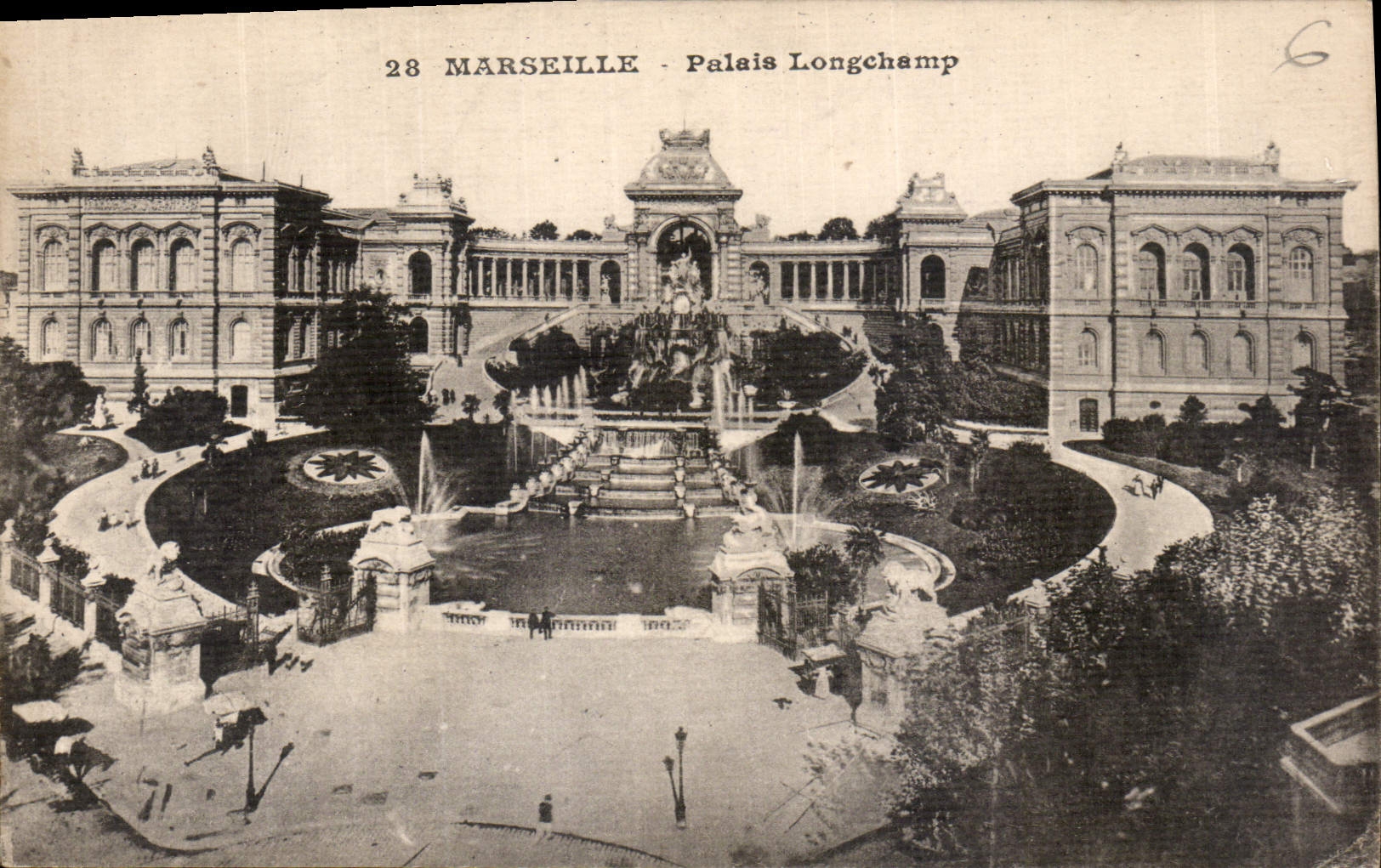 CPA Marseille Palais Longchamp 