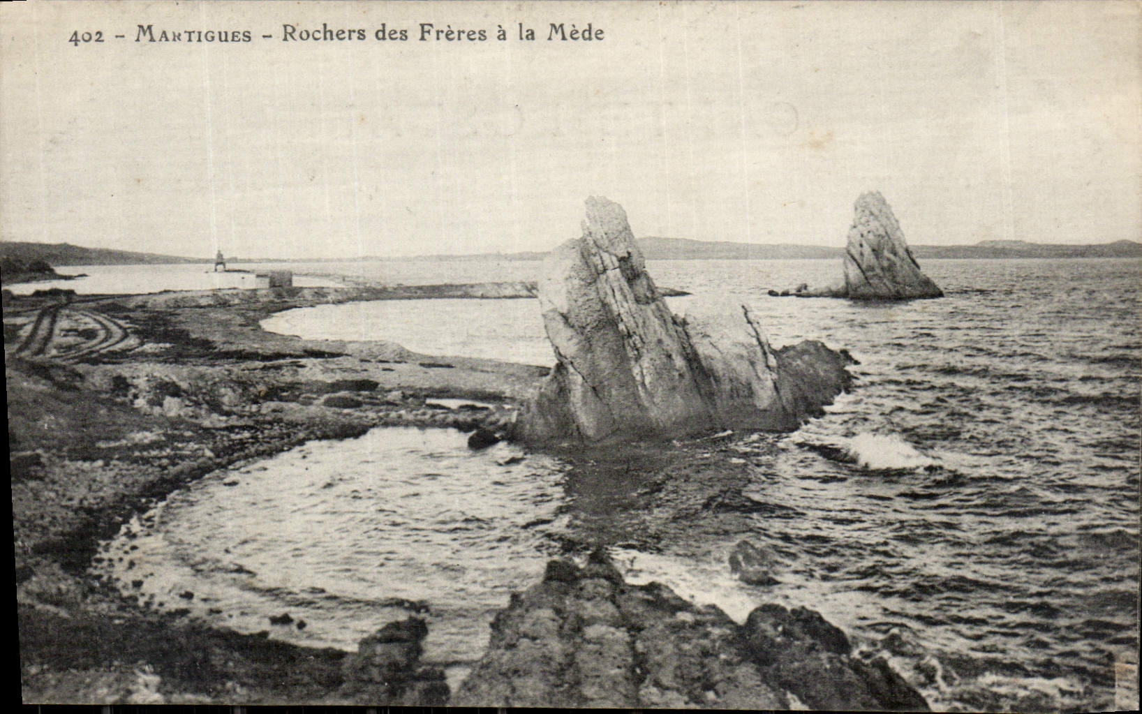 CPA Martigues Rochers des Freres a la Mede 