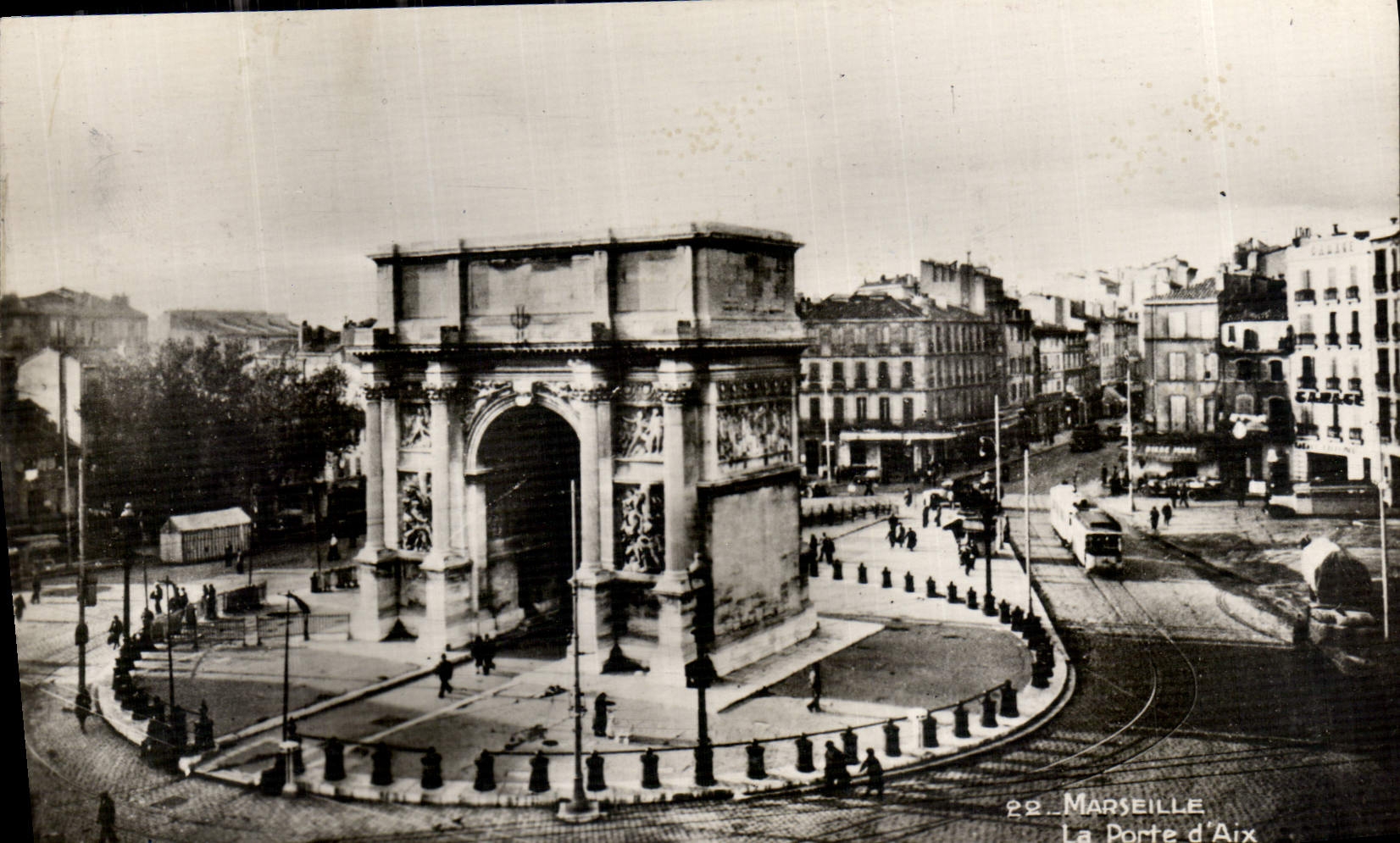 CPA Marseille la Porte d'Aix 