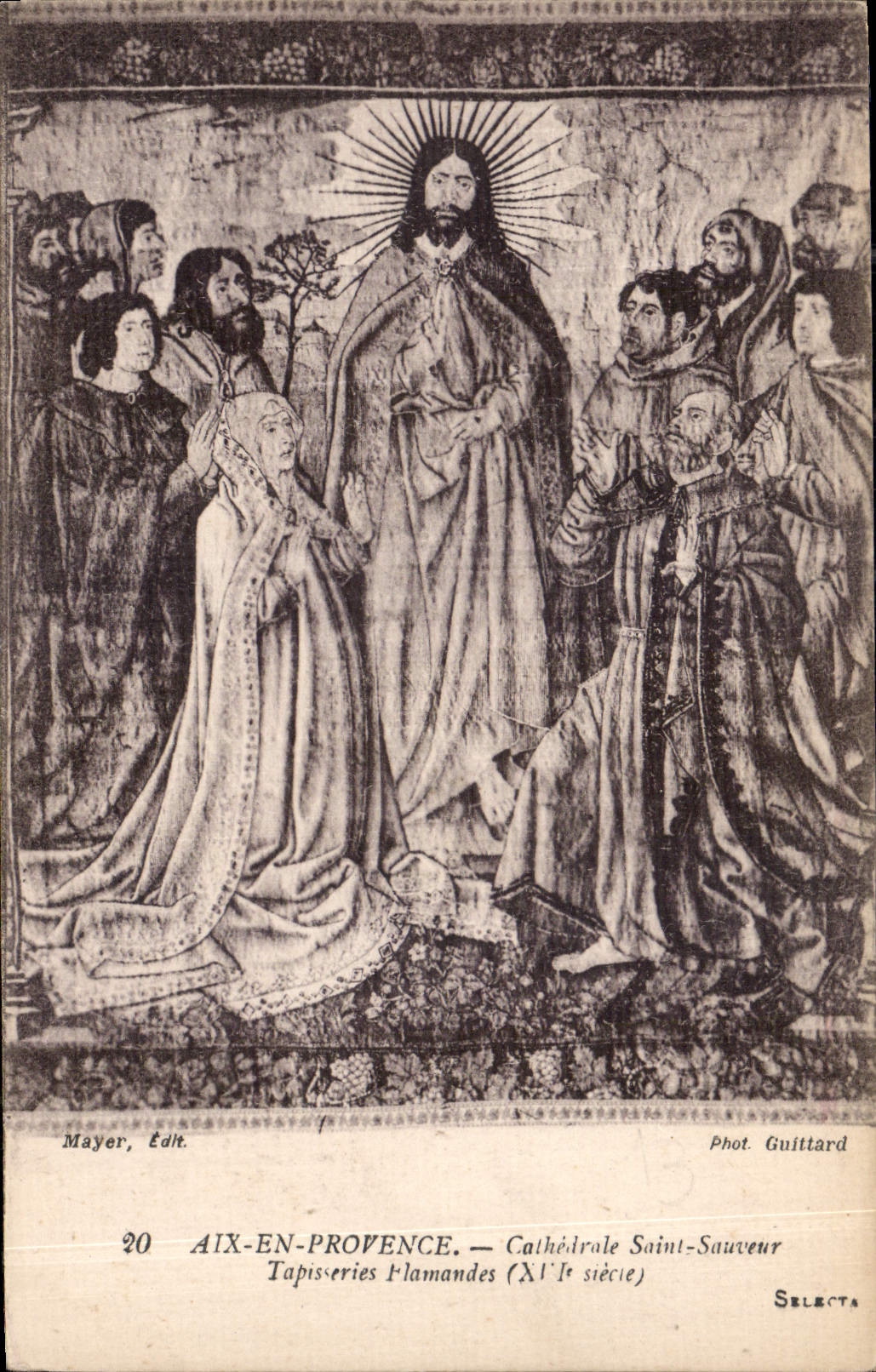 CPA Aix en Provence Cathedrale Saint Sauveur Tapisseries Flamandes XVI siecle 