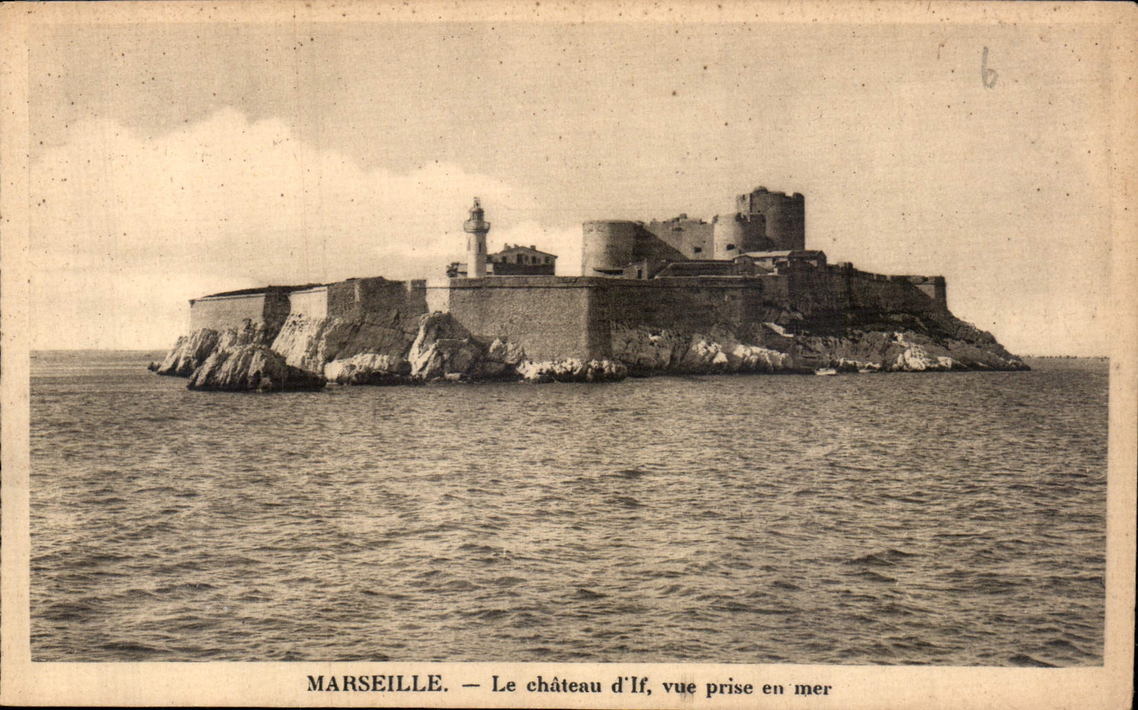 CPA Marseille le Chateau d'If vue prise en Mer 