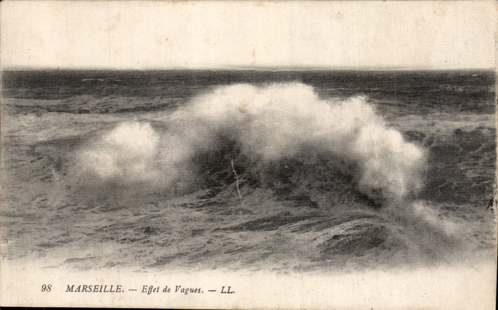 CPA Marseille Effet de Vagues 