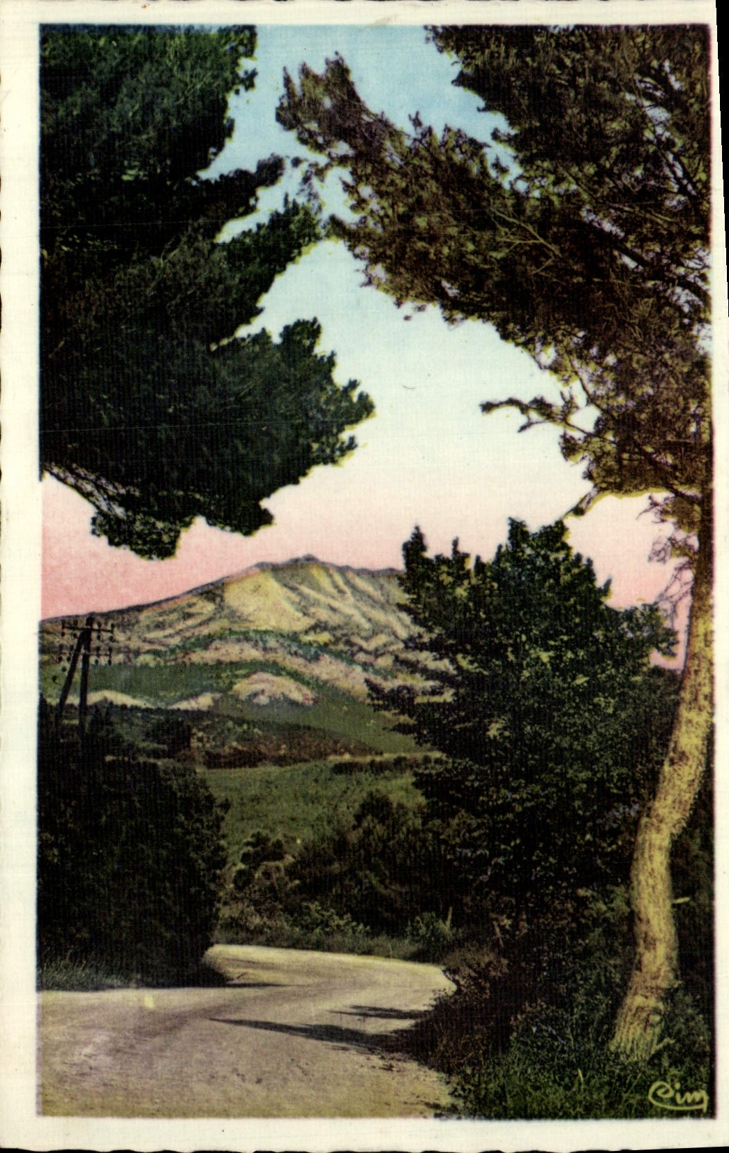 CPA Aix en Provence B du Rh Paysage de Ste Victoire 