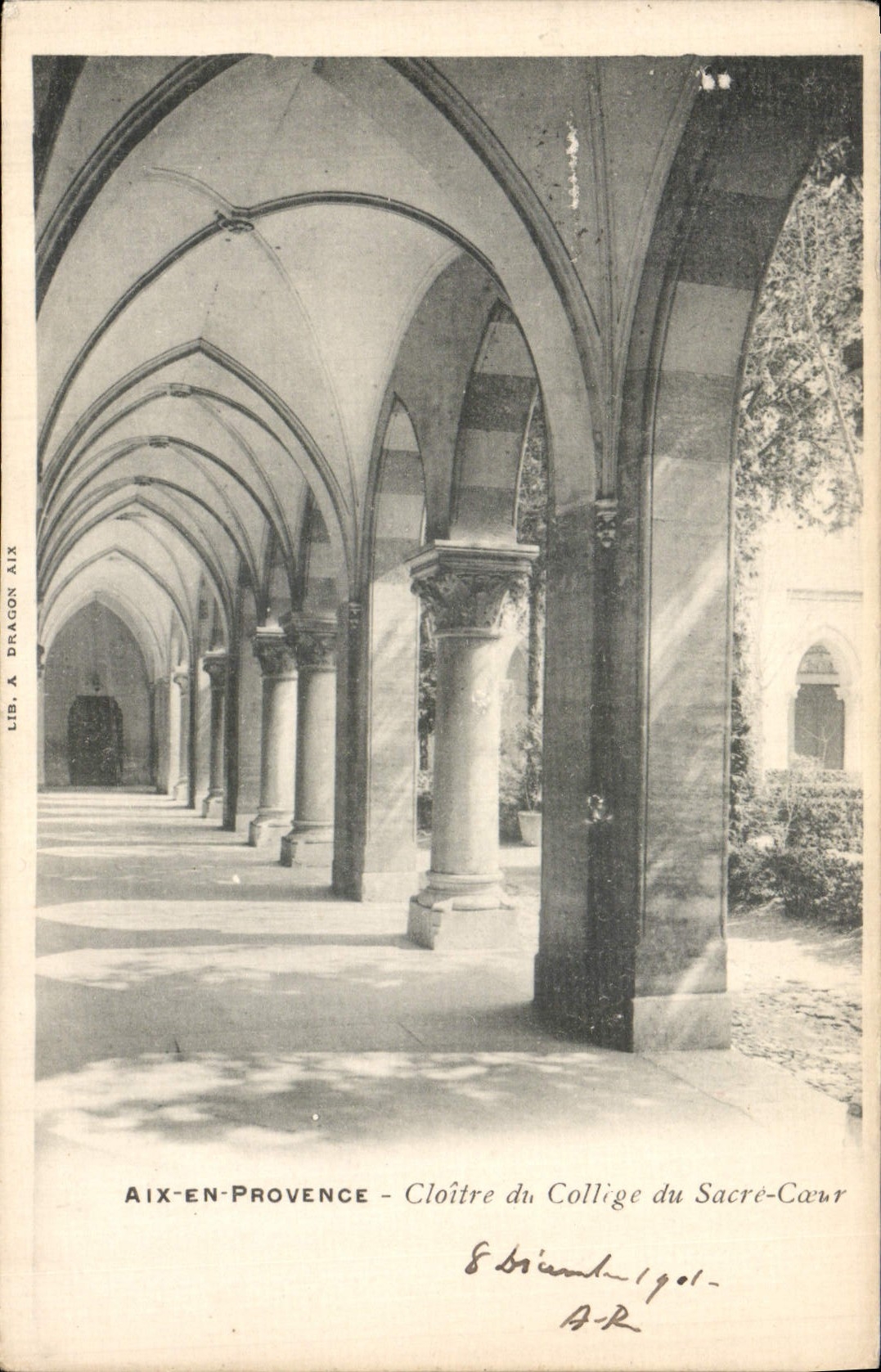 CPA Aix en Provence Cloitre du College du Sacre Coeurr 