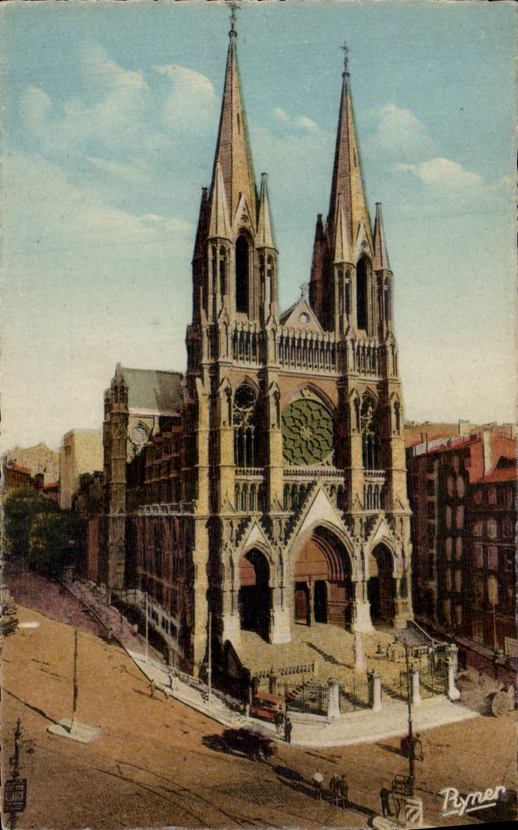 CPA Marseille l'Eglise des Reformes 