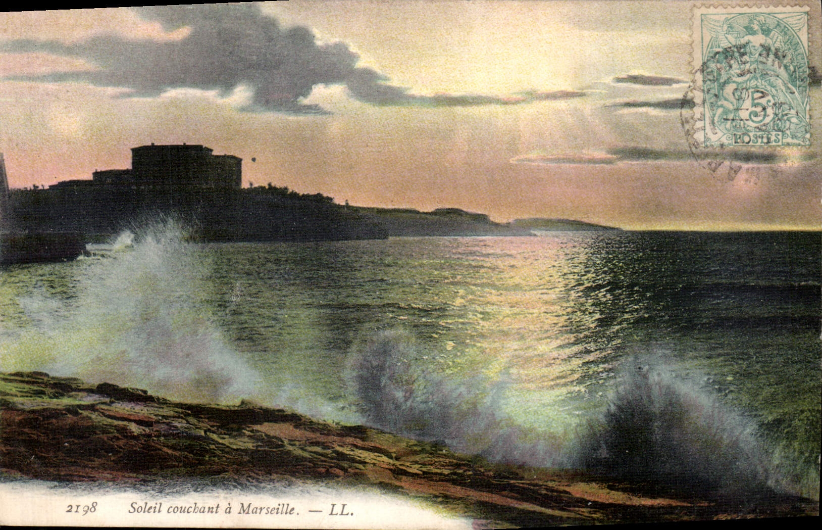 CPA Soleil Couchant a Marseille 