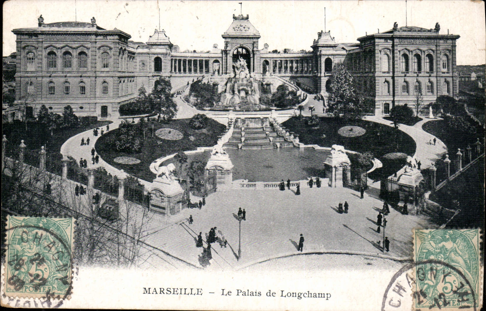 CPA Marseille le Palais de Longchamp 