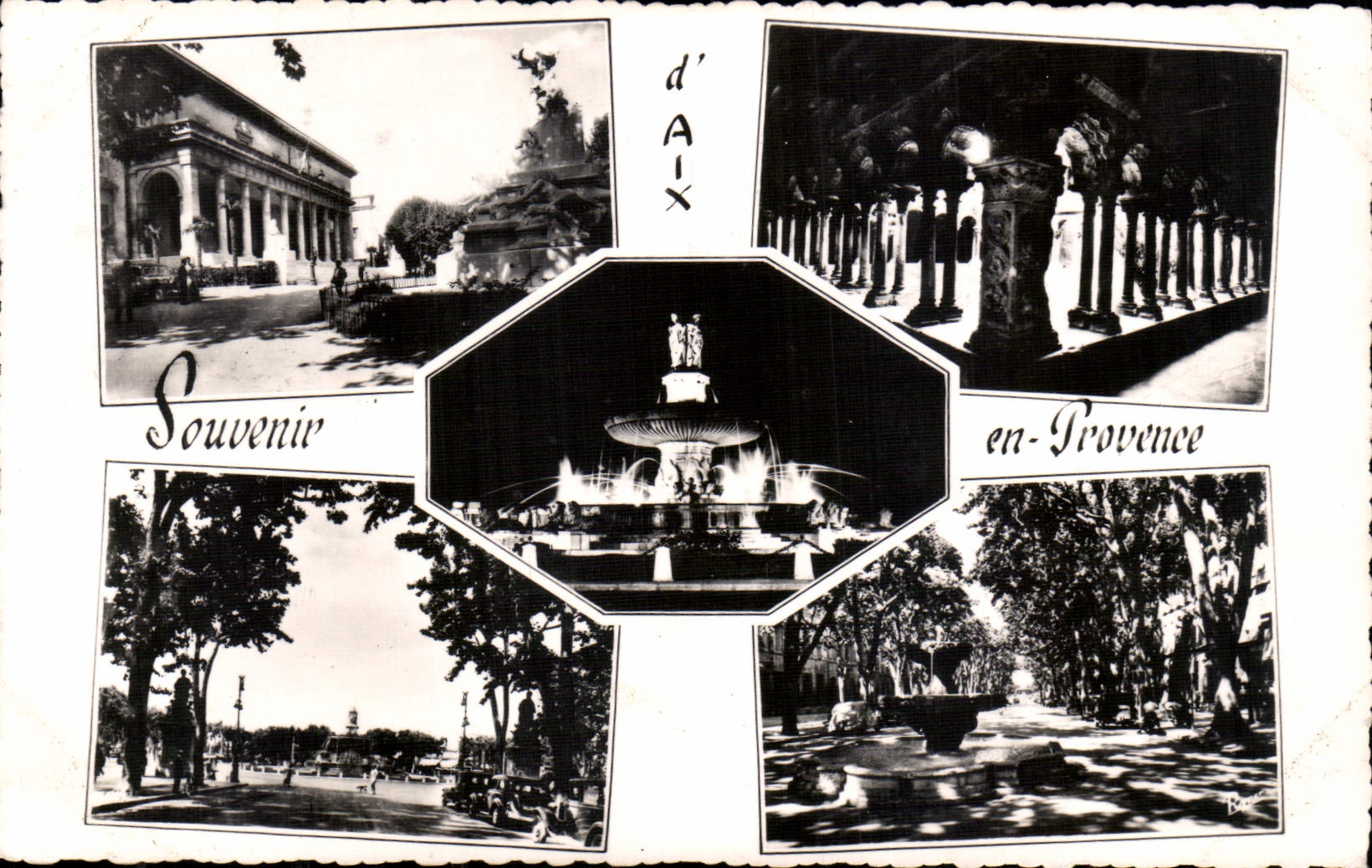 CPA La Cite du Roy Rene Aix en Provence Souvenir 