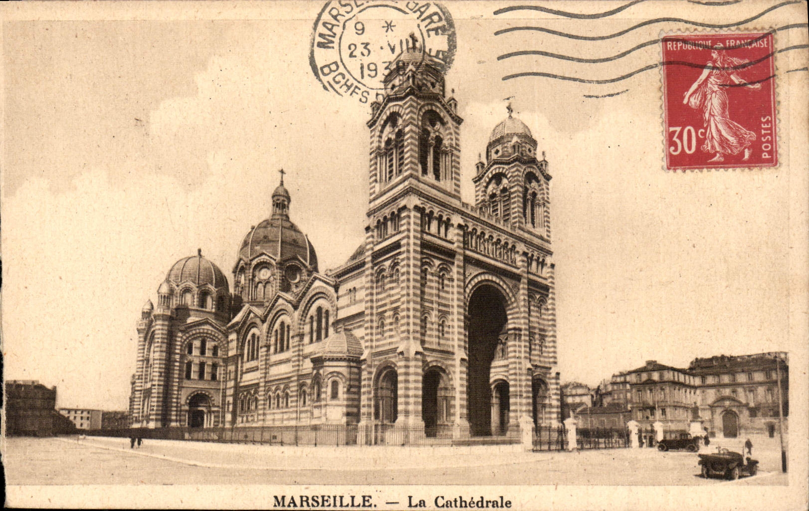 CPA Marseille la Cathedrale 