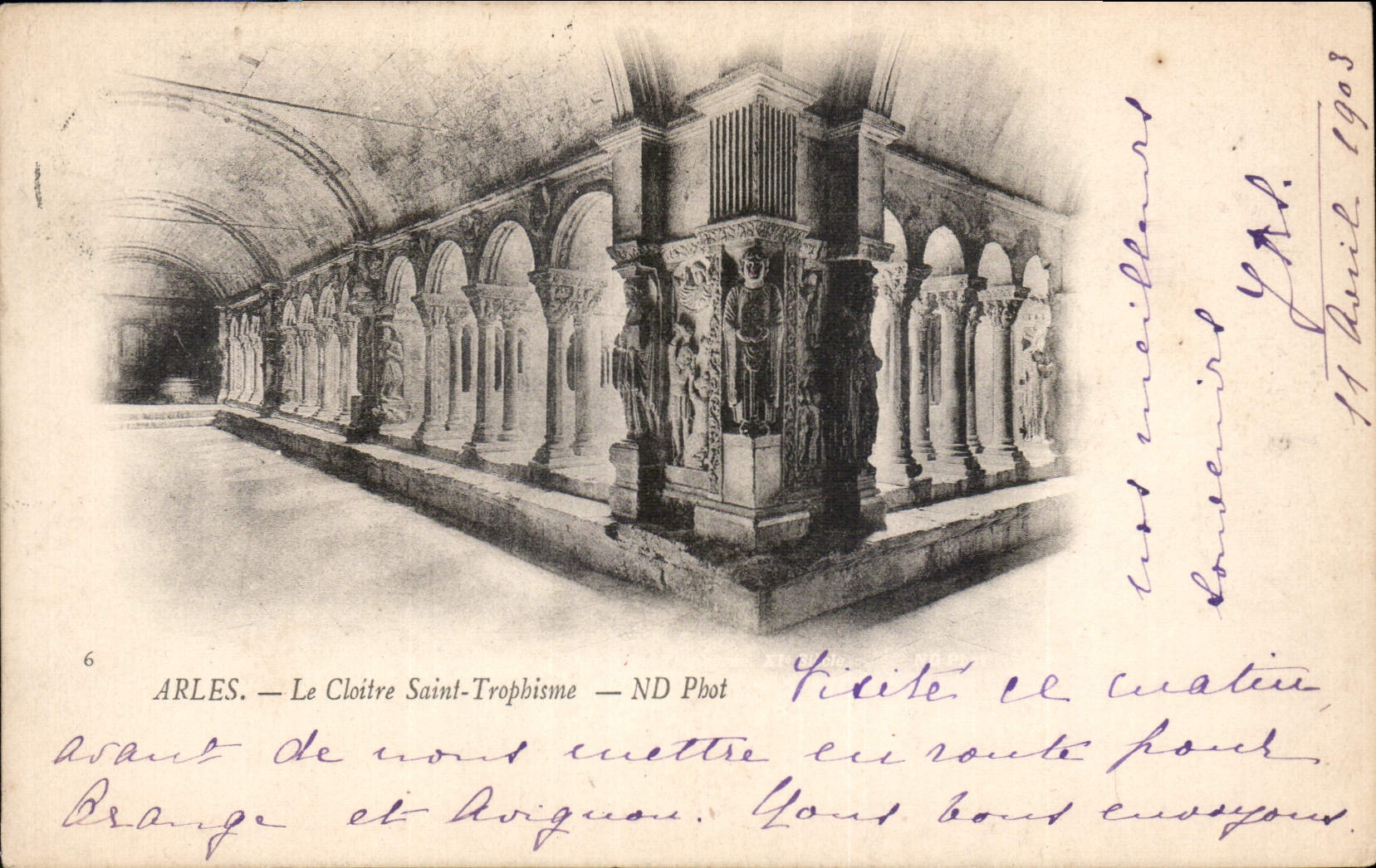 CPA Arles le Cloitre Saint Tropbisme 