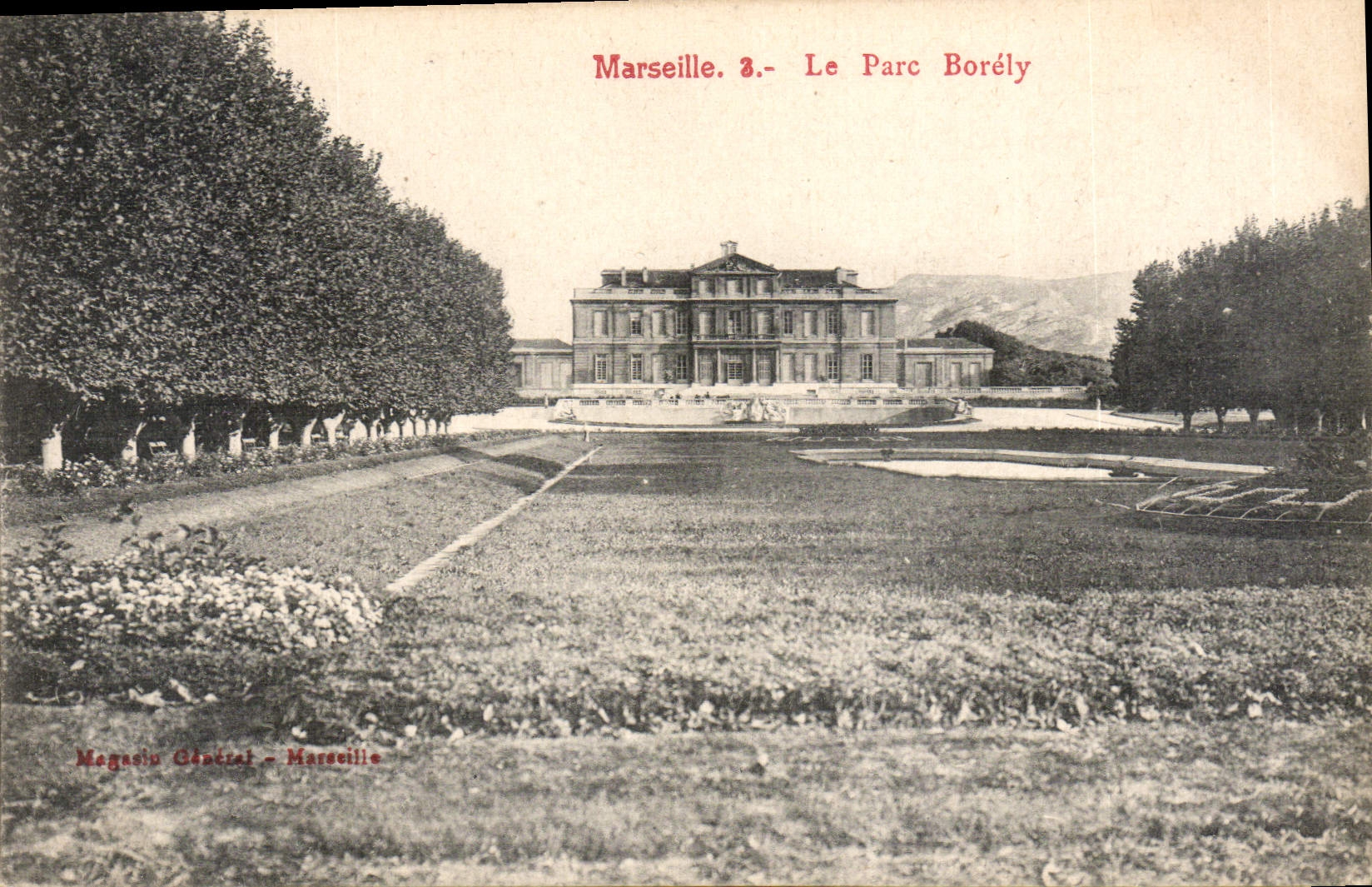 CPA Marseille Le Parc Borely 