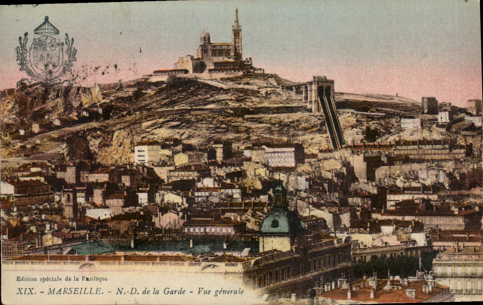 CPA Marseille N D de la Garde vue generale 