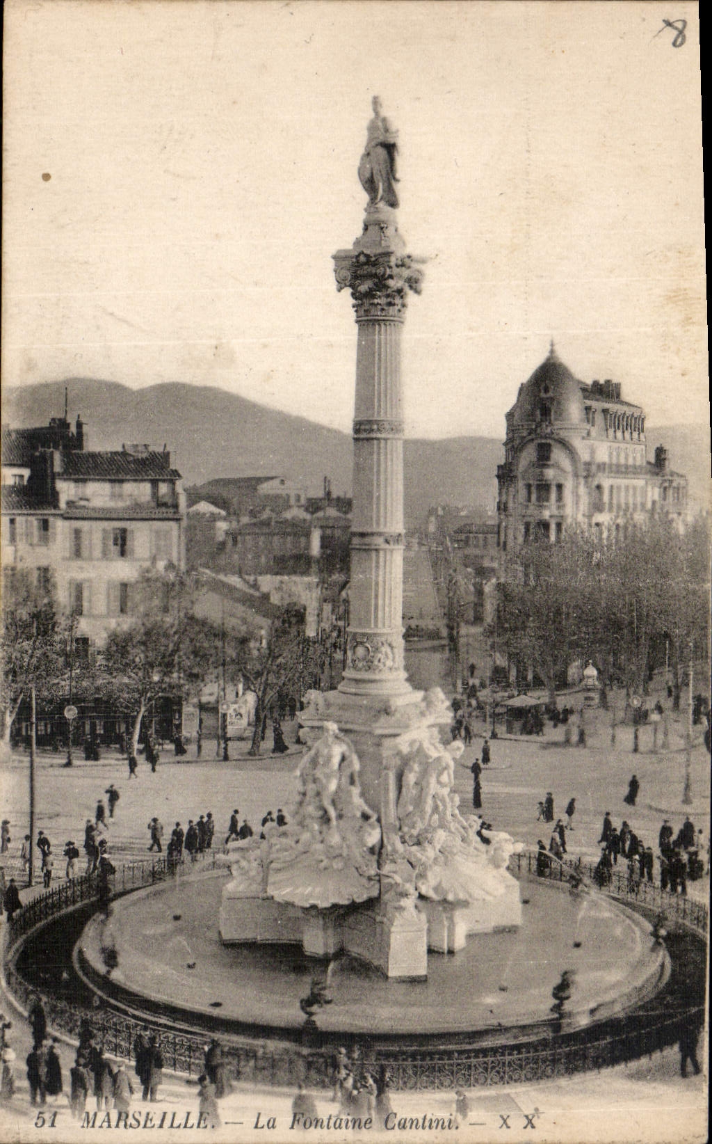CPA Marseille La Fontaine Cantini 