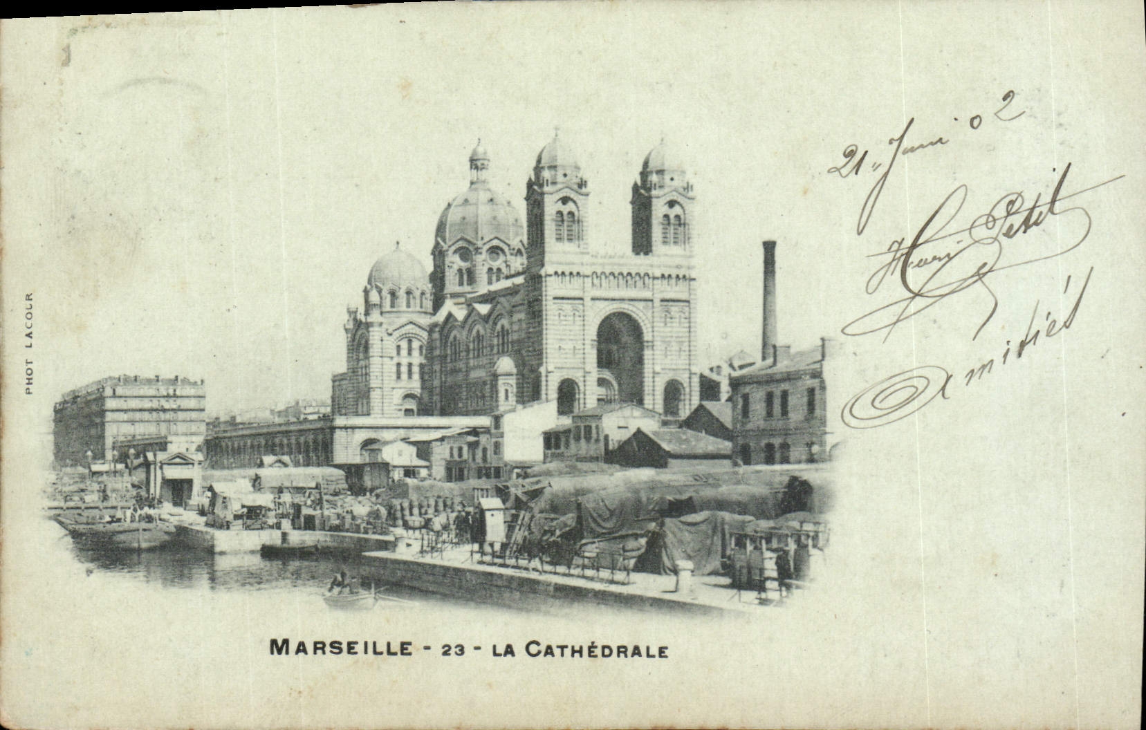 CPA Marseille la Cathedrale 