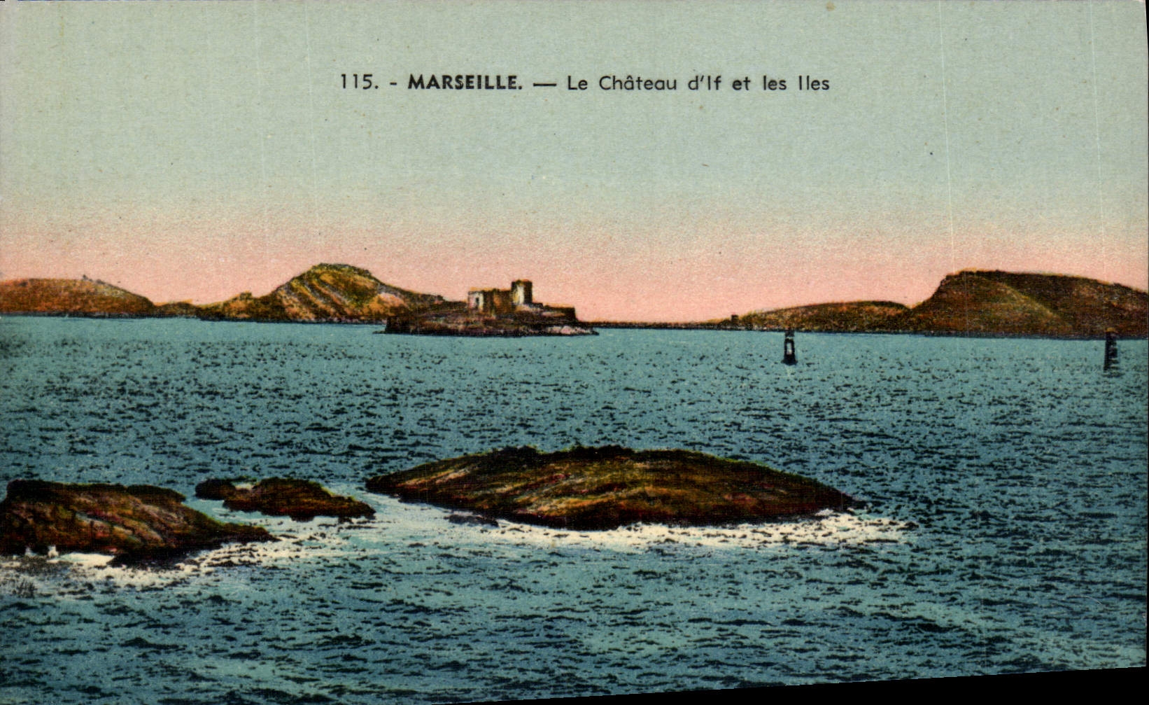 CPA Marseille le Chateau d'If et les Iles 