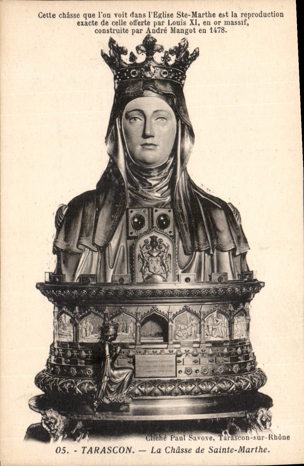 CPA Tarascon la Chasse de Sainte Marthe