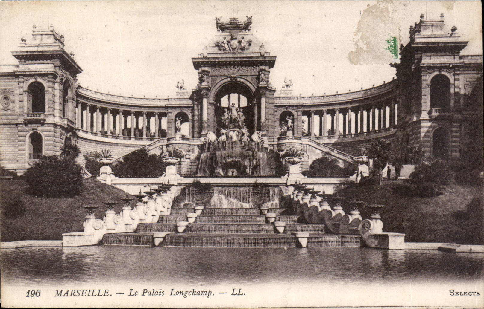 CPA Marseille le Palais Longchamp 
