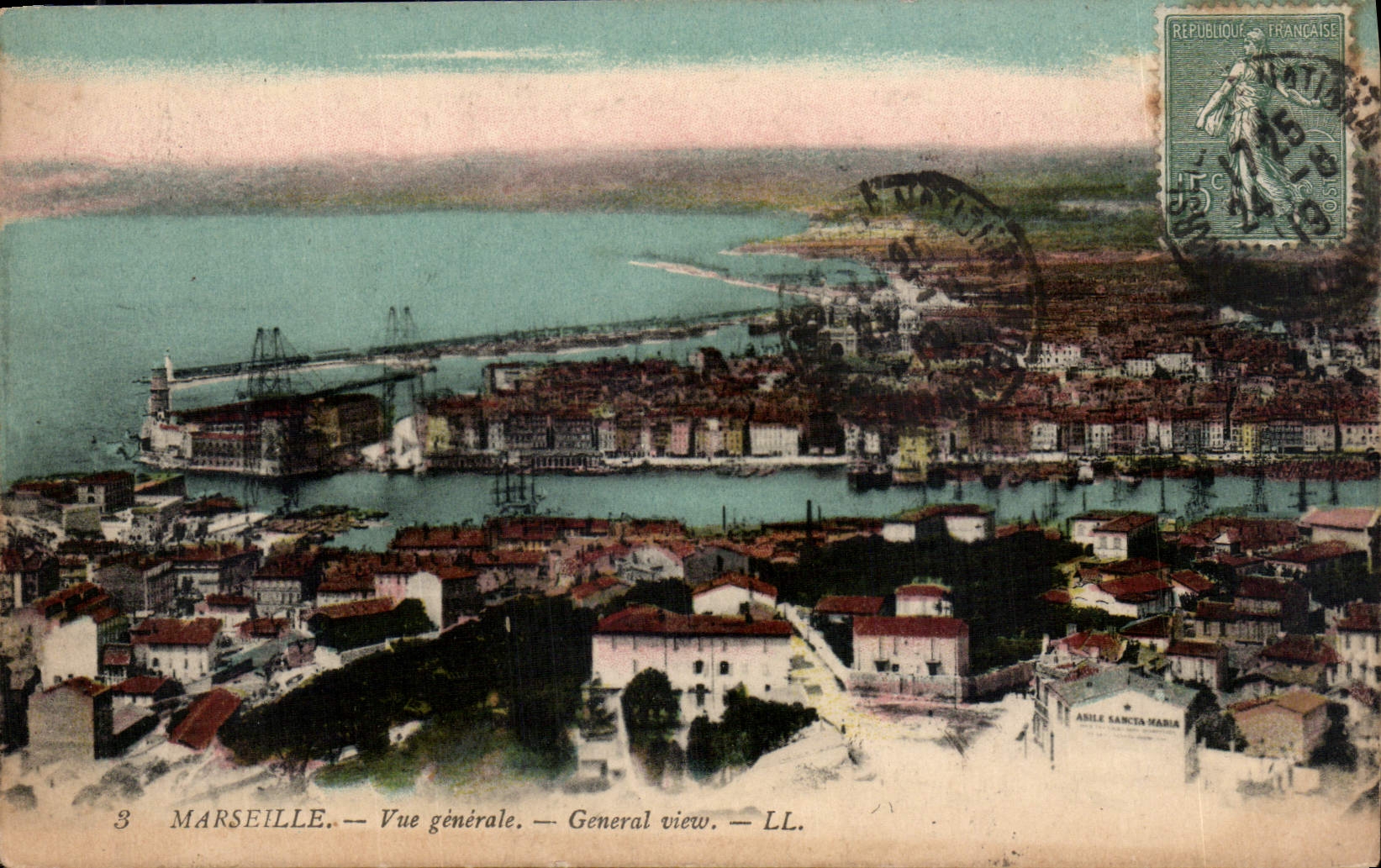 CPA Marseille vue generale 