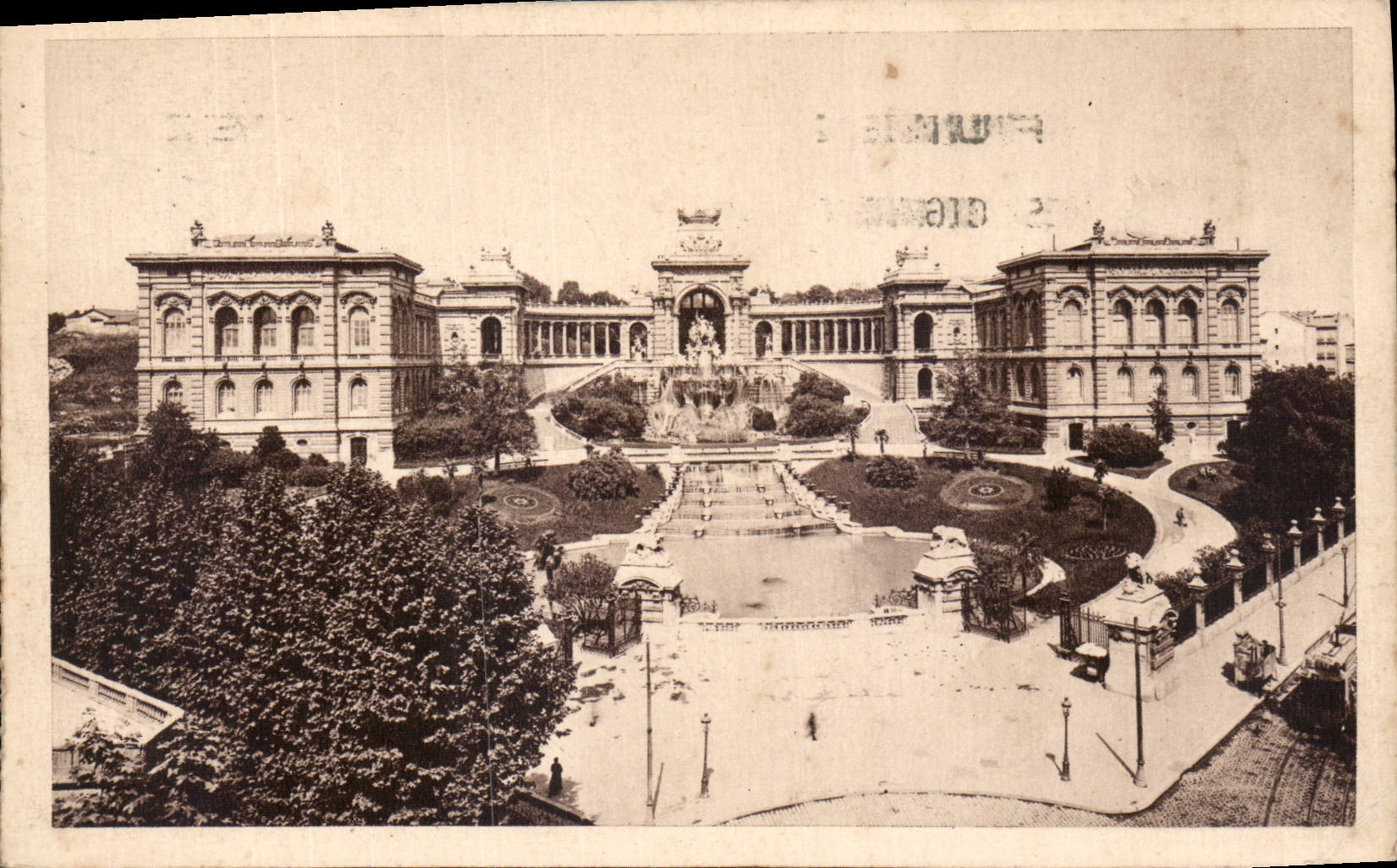 CPA Marseille le Palais Longchamp 