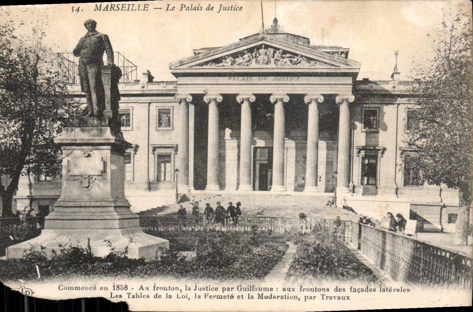 CPA Marseille le Palais de Justice 