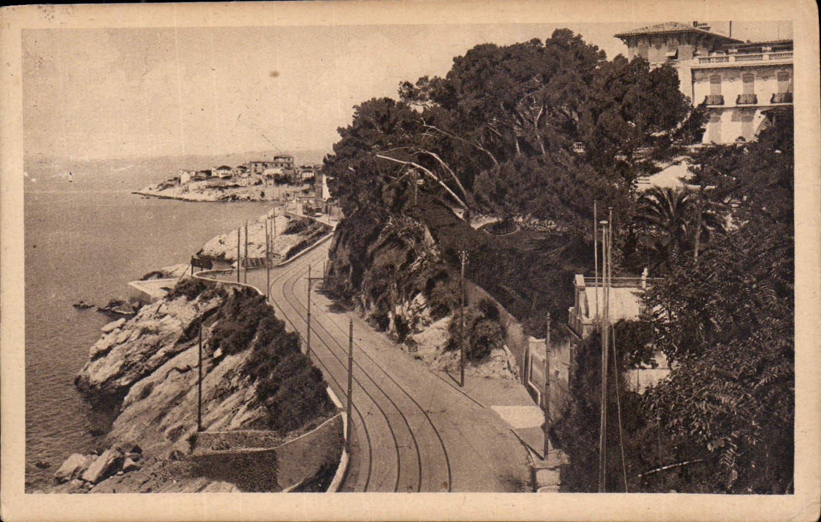 CPA Marseille Route de la Corniche 