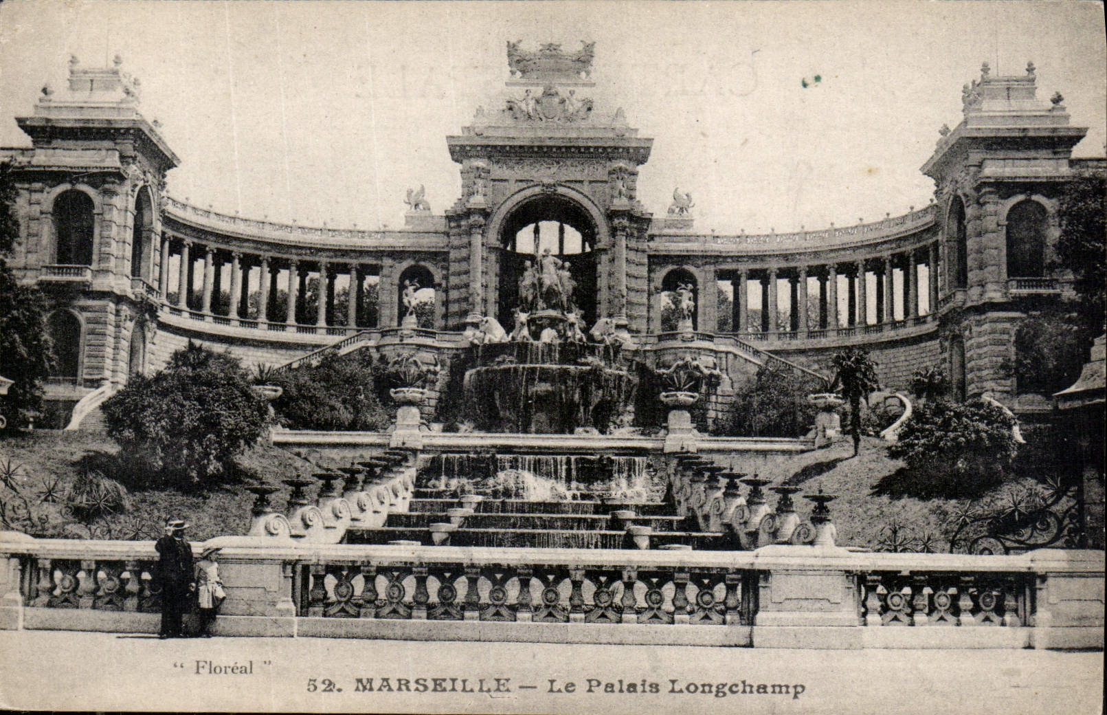 CPA Marseille le Palais Longchamp 