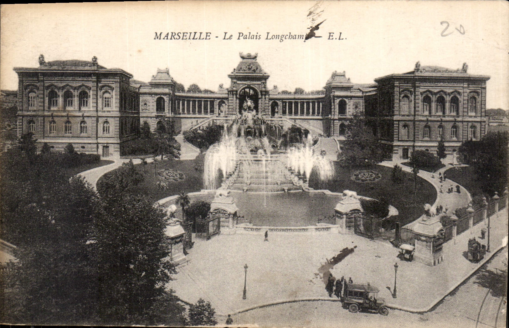 CPA Marseille le Palais Longchamp 
